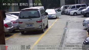200萬像素-某廣州停車場通道超高清視頻監(jiān)控錄像演示